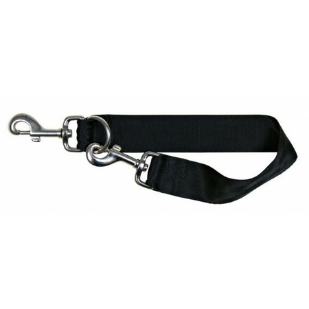 Шлейка Trixie для собак к ремню безопасности в автомобиль XL 80–100 см/25 мм черная фото 1