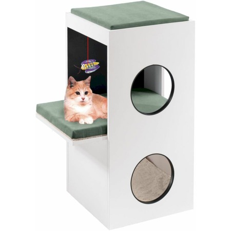 Спально-игровой комплекс Ferplast Blanco для кошек 40x55x80 см фото 1