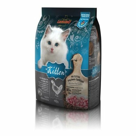 Leonardo Kitten cухой корм для котят до 12 месяцев, беременных и кормящих кошек - 400 г фото 1