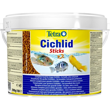TetraCichlid Sticks корм для всех видов цихлид в палочках 10 л фото 1