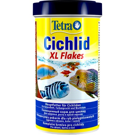 Корм Tetra Cichlid XL для всех видов цихлид крупные хлопья - 500 мл фото 1