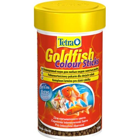 Tetra Goldfish Colour Sticks корм для улучшения окраса золотых рыбок в палочках -250 мл фото 1