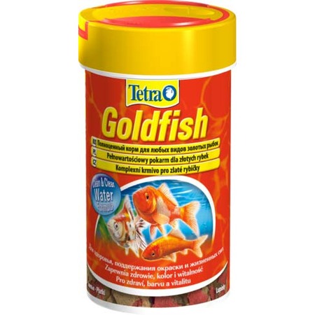 Корм Tetra Goldfish для всех видов золотых рыбок в хлопьях - 100 мл фото 1