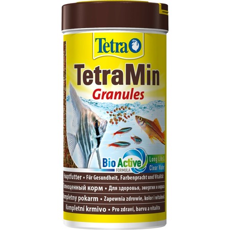 Корм Tetra Min Granules для всех видов рыб в гранулах - 250 мл фото 1