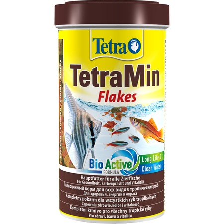 Корм Tetra Min для всех видов рыб в виде хлопьев фото 1
