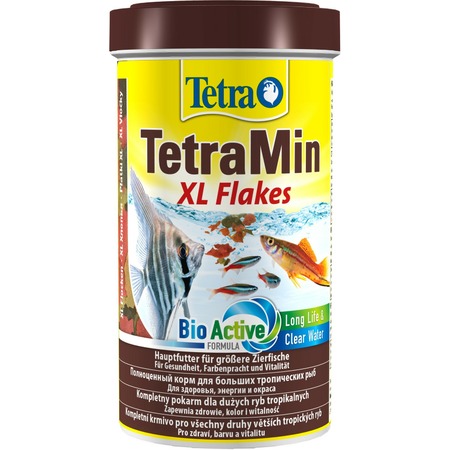 Корм Tetra Min XL для всех видов рыб крупные хлопья - 500 мл фото 1
