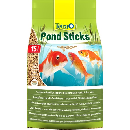 Корм Tetra Pond Sticks для прудовых рыб в палочках - 15 л фото 1