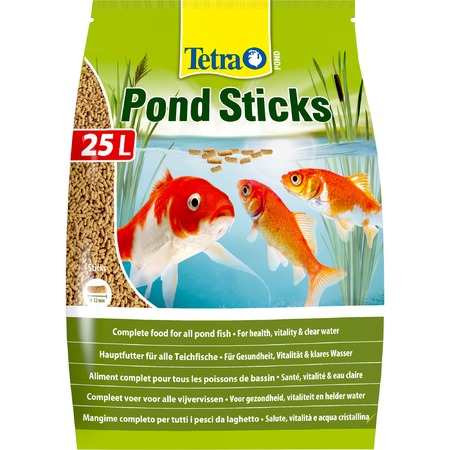 Корм Tetra Pond Sticks для прудовых рыб в палочках - 25 л фото 1