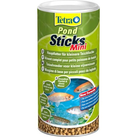Корм Tetra Pond Sticks Mini для мелких прудовых рыб мини-палочки - 1 л фото 1