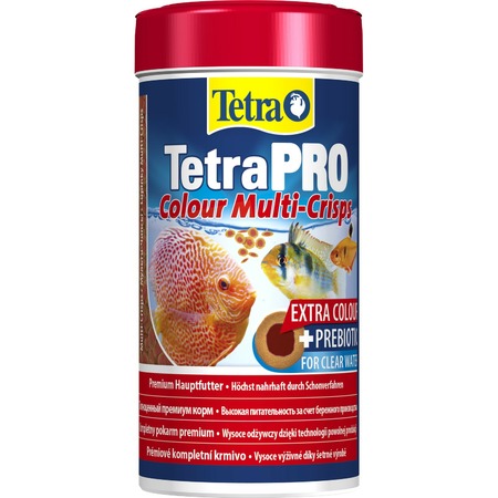 Корм Tetra Pro Color Crisps чипсы для улучшения окраса всех декоративных рыб - 250 мл фото 1