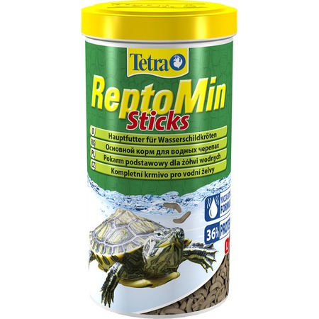 Корм Tetra ReptoMin для водных черепах в виде палочек фото 1