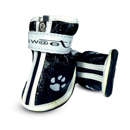 Triol ботинки для собак черные с лапками - размер 0, 40х30х40 мм, 4 шт фото 1