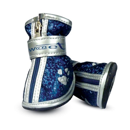 Triol ботинки для собак синие с лапками - размер 2, 45х40х50 мм, 4 шт фото 1