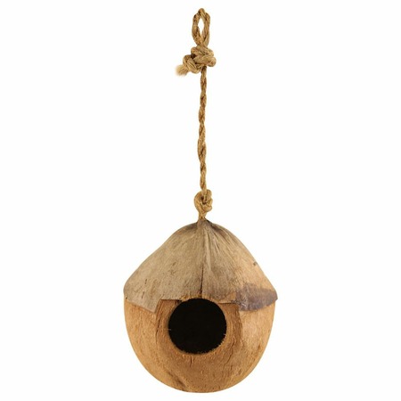 Triol Natural домик для птиц из кокоса "Бунгало", 100-130 мм фото 1