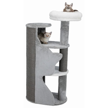 Trixie Домик для кошки Adele, 120 cм, серый/белый/серый фото 1