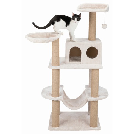 Trixie Домик для кошки Federico, 142 cм, светло-серый фото 1