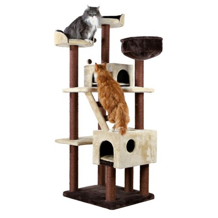 Trixie Домик для кошки Felicitas, 190 см, коричневый/бежевый фото 1