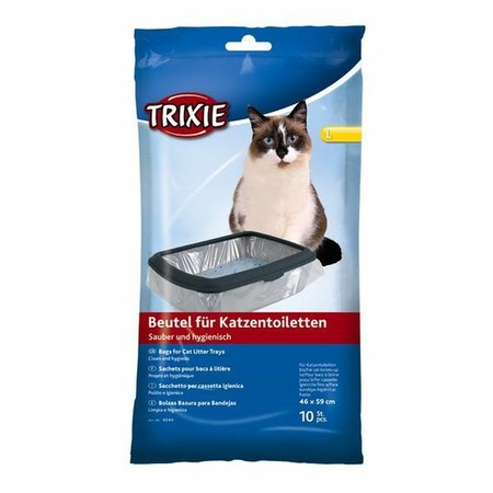Trixie Пакеты уборочные для кошачьих туалетов, L: 46×59 см, 10 шт. фото 1