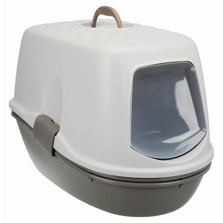 Trixie Туалет для кошек Berto Top с разделительной системой, 39×42×59 cм, тёмно-серый/тёмно-серый фото 1