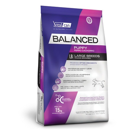 Vitalcan Balanced Dog Puppy сухой корм для щенков крупных пород, с курицей фото 1