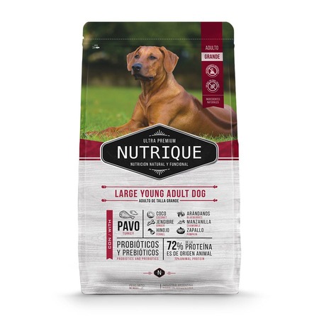 Vitalcan Nutrique Dog Adult сухой корм для собак крупных пород, с индейкой - 15 кг фото 1