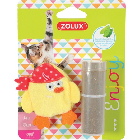 Zolux Игрушка "Цыпочка" для кошек, с кошачьей мятой в комплекте, 7см фото 1