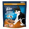 Felix Двойная вкуснятина полнорационный сухой корм для кошек, с птицей - 600 г фото 2
