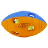 Игрушка для собак Nerf Мяч гандбольный двухцветный светящийся - 10 см фото 2