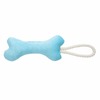 Mr.Kranch игрушка для собак мелких и средних пород, косточка с канатом, нежно-голубая - 31х9х4 см фото 2