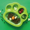 PetDreamHouse Paw 2 in 1 Mini Slow Feeder & Lick Pad Green Easy Миска для медленного кормления 2 в 1, мини, зеленая - 1 л фото 2