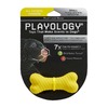 Playology Dual Layer Bone игрушка для собак мелких пород, двухслойная жевательная косточка, с ароматом курицы, маленькая, желтая фото 2