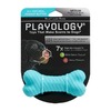 Playology Dual Layer Bone игрушка для собак средних пород, двухслойная жевательная косточка, с ароматом арахиса, средняя, голубая фото 2