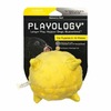 Playology Puppy Sensory Ball игрушка для щенков мелких и средних пород 8-16 недель, сенсорный плюшевый мяч, с ароматом курицы, желтый - 11 см фото 2