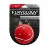 Playology Squeaky Chew Ball игрушка для собак средних и крупных пород, жевательный мяч с пищалкой, с ароматом говядины, красный - 8 см фото 2