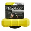 Playology Squeaky Chew Stick игрушка для собак средних и крупных пород, жевательная палочка, с ароматом курицы, большая, желтая фото 2