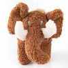 Tufflove игрушка для собак, Мамонт, коричневый - 18 см фото 2