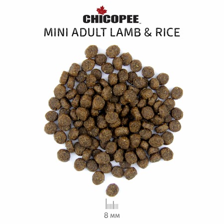 Chicopee CNL Mini Adult Lamb & Rice сухой корм для взрослых собак мелких пород с ягненком и рисом - 2 кг фото 2