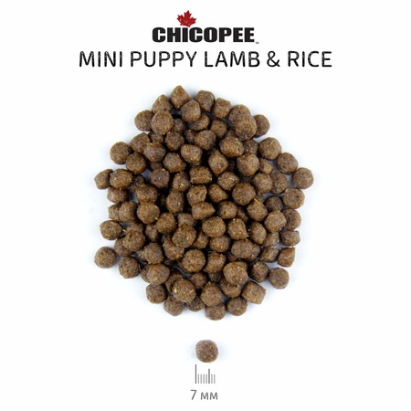 Chicopee CNL Mini Puppy Lamb & Rice сухой корм для щенков мелких пород с ягненком и рисом - 500 г фото 2