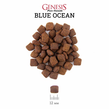 Genesis Pure Canada Blue Ocean Adult для взрослых собак всех пород с лососем, сельдью и курицей - 2,27 кг фото 2