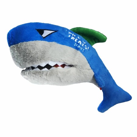 GiGwi игрушка для собак Акула с пищалкой с нишей под лакомство фото 2