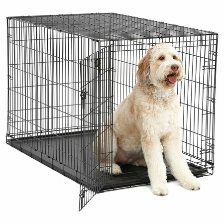 Midwest Icrate клетка для крупных и средних собак, черная 1 дверь - 122х76х84 см фото 2