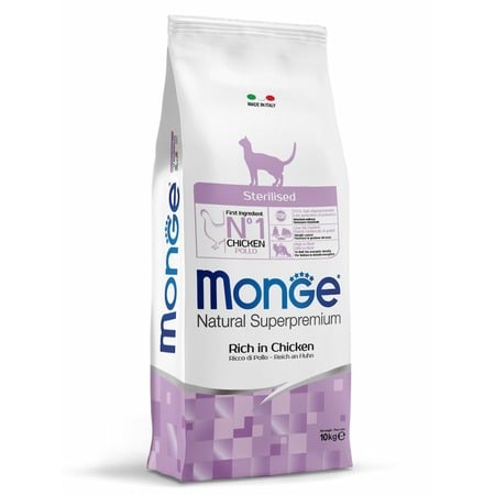 Monge Cat Daily Line Sterilised полнорационный сухой корм для стерилизованных кошек, с курицей фото 2