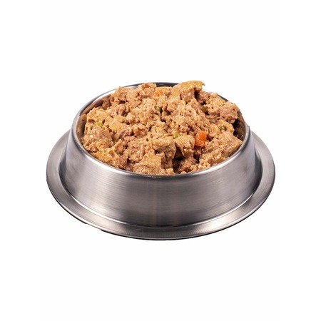 Monge Dog Fresh Chunks in Loaf полнорационный влажный корм для щенков, мясной рулет из телятины с овощами, кусочки в паштете, в консервах - 400 г фото 2