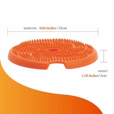 PetDreamHouse Spin Accessories - Lick Flying Disc Orange Аксессуар Диск летающий для интерактивной системы кормления Спин, оранжевый - 1,9 л фото 2