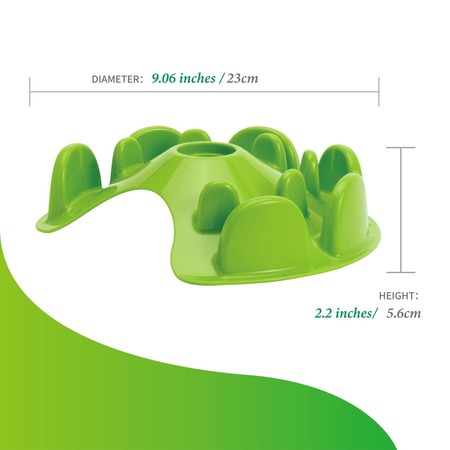 PetDreamHouse Spin Accessories with 50% Recycled Plastic (PCR) НЛО Лабиринт комплектующая для интерактивной системы кормления Спин, зеленый - 3 л фото 2