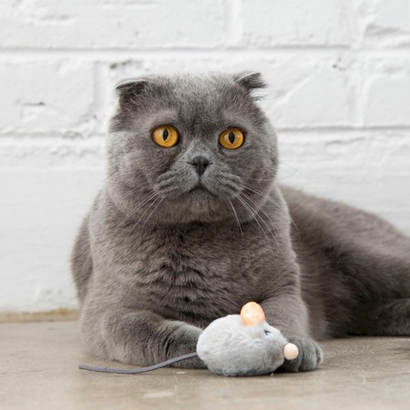 Petstages игрушка для кошек, мышка со звуком, с кошачьей мятой - 4 см фото 2