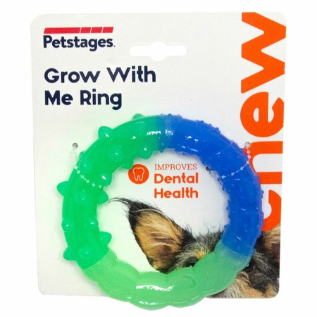 Petstages игрушка для собак, орка кольцо - растем вместе, мультиповерхность - 15 см фото 2