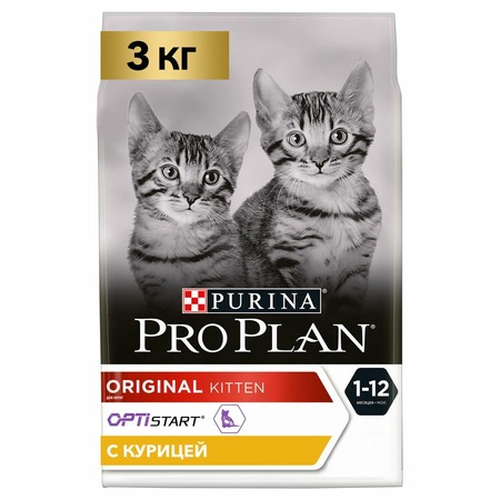 Pro Plan Original сухой корм для котят, с высоким содержанием курицы - 200 г фото 2