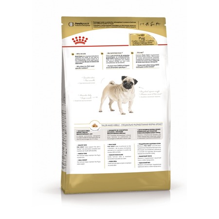 Royal Canin Pug Adult полнорационный сухой корм для взрослых собак породы мопс - 500 г фото 2