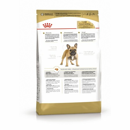 Royal Canin French Bulldog Adult полнорационный сухой корм для взрослых собак породы французский бульдог с 12 месяцев - 3 кг фото 2